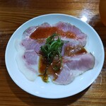 むかん - 低温調理の豚肩ロースチャーシュー ♪