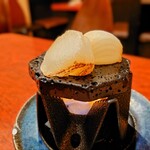 海鮮出汁居酒屋　淡路島の恵み だしや - 玉ねぎの溶岩焼き