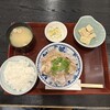 Ajikura - お肉定食(国産豚ロースしゃぶしゃぶ 1,000円)
                天婦羅･小鉢･漬物･味噌汁･ご飯お代わり有