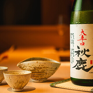 お好みに合わせて、日本酒、ワインのペアリングも