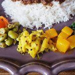 256nicom - カレープレート　副菜7種