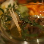 バール エ ターヴォラ カルダ ラ・ジョストラ - 砂肝ガーリックオイル漬け