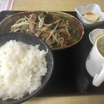 食事の店　燕京 - ランチ定食　ニラレバ