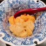 鮨みなと - ウニ(バフン、ムラサキ2種)