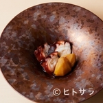 Shibuya Sushiki - 蛸の色味を大切にしながら旨みもギュッと閉じ込めた『佐島の蛸桜煮』