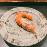 鮨みなと - 釧路ホッカイシマエビの燻製