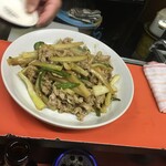 ラーメン 雪だるま - 2019/08/20 セロリと肉炒め