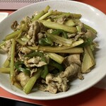 ラーメン 雪だるま - 2017/06/20 セロリと肉炒め