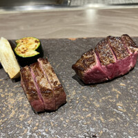 八重洲 steak & seafood 鉄板焼き 一心 - お肉うまー