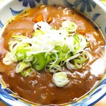リカースタンド　ベルハウス - 滅多に見られない素のカレーそば！謂わば「すっぴんカレーそば」（笑）
