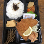 ランチ・ボックス - アジフライ唐揚げ弁当