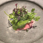 ライラ - 仔牛の生ハム、牡蠣