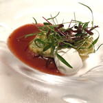 ライラ - ラビオリ、チェリーのガスパチョ