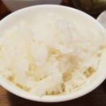 キッチン ブルー グローブ - ご飯大盛りのアップ