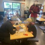 大衆うなぎ もとやま - 手前の大きい男性は「祭」を食べてました