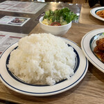 キッチン あずま - ⭐︎ ごはん山盛り４００㌘♡