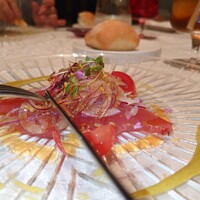 グリルうかい 丸の内店 - 香味野菜･フルーツトマト･初鰹のカルパッチョ