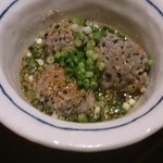 座　松本 - おでん  スパイシー鶏団子