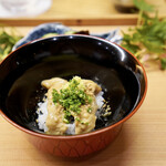 一本杉 川嶋 - ヒラメ胡麻だれ出汁茶漬け