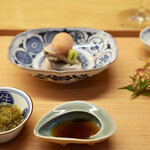 一本杉 川嶋 - トロ鰆藁焼き　吉和山葵　梅おろし　