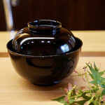 一本杉 川嶋 - 朝採れプレミアムとり貝とスナップえんどうのお粥