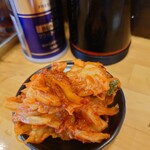 椿ラーメンショップ - 白菜キムチに変わってました