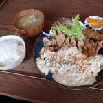 サイ食堂 - チキン南蛮定食（1100円）2023年6月