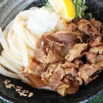 Hanamaru Udon - 牛肉おろしぶっかけうどん中