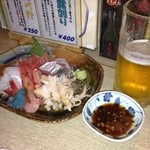 Izakaya Katar I - お刺身盛合せ！旬の魚を堪能しました。