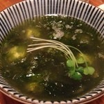 まるさ - アーサー汁（350円）