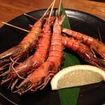 まるさ - 車海老の塩焼き（600円）