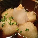 まるさ - じーまみー豆腐の揚出し（380円）