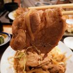 菱田屋 - やっぱ生姜焼きはバラ肉に限る