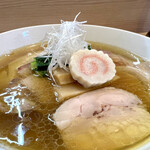 中華そば 深緑 - 白出汁（知床鶏もも・もろみポーク三種）