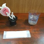 キッチン ブルー グローブ - テーブルセット