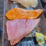 魚金食堂 - ネタが大きく厚い