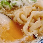 麺屋 八海山 - 味玉入煮干しそば、白ごはん中
