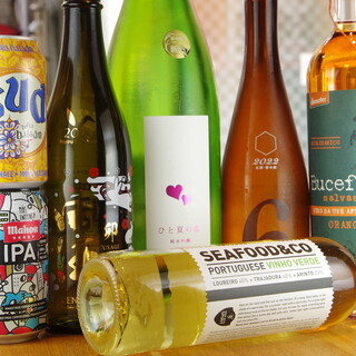 日替わり厳選ワイン日本酒クラフトビール