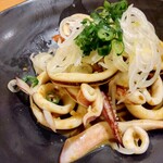 肴や いとう - スルメイカの浜茹で肝バター