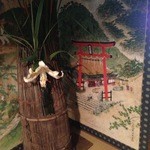 平野屋 - 平野屋と愛宕参りを画した屏風