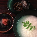 平野屋 - 鮎粥と梅干