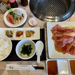 徳寿 - 和牛炙りカルビセット