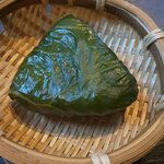 麺屋 我ガ - 小郡ヒノヒカリを使った高菜おにぎり