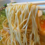 麺屋 我ガ 久留米上津バイパス店 - エッジのある極細ストレート麺