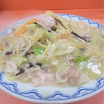 あっちゃん亭 - 太麺皿うどん。