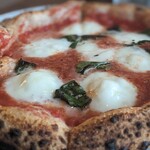 ピッツェリア ヒナハル - 水牛モッツァレラのマルゲリータ　モッツァレラがめちゃめちゃ美味しい。トマトソースの水分は多めなので好みが別れるかもしれない。