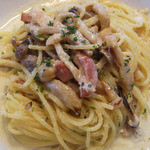 ラ・リーベラ - Ａコースパスタ・きのこベーコンのクリーム