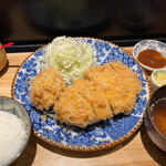 とんかつ七井戸 - とんかつ七井戸(上ロースとチキンかつ定食)