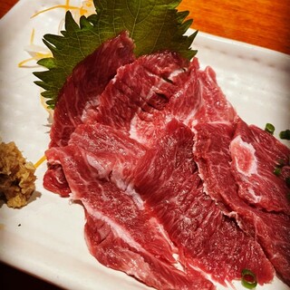 Kuroge Wagyu beef sashimi