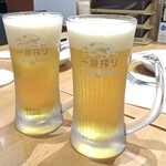 サイゼリヤ - 生ビール（キリン一番搾り）ジョッキ